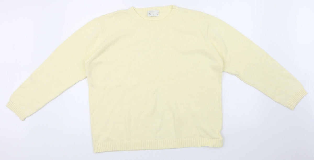 BHS Womens Yellow   Pullover Sweatshirt Size 20