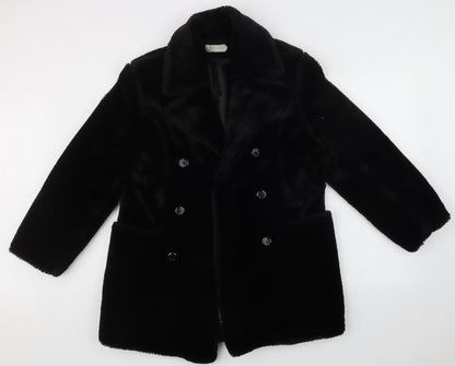 Womens UK Size  Prima Black Overcoat