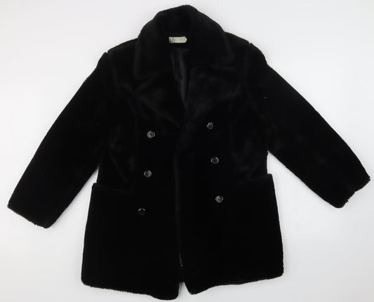 Womens UK Size  Prima Black Overcoat