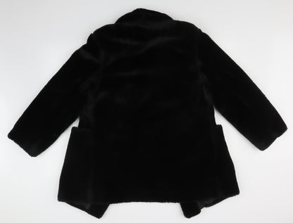 Womens UK Size  Prima Black Overcoat