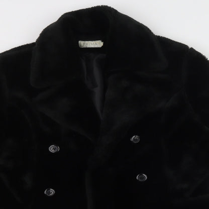 Womens UK Size  Prima Black Overcoat