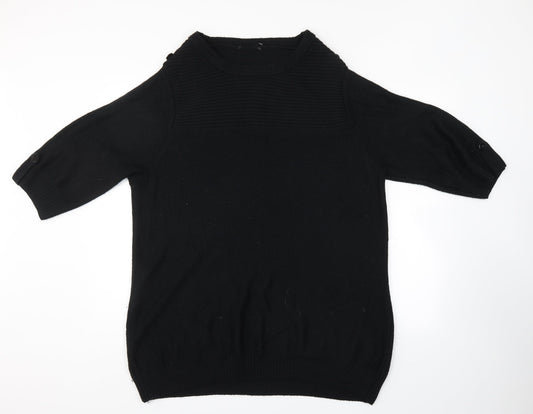 Womens UK Size  Ann Harvey Black Pullover Jumper