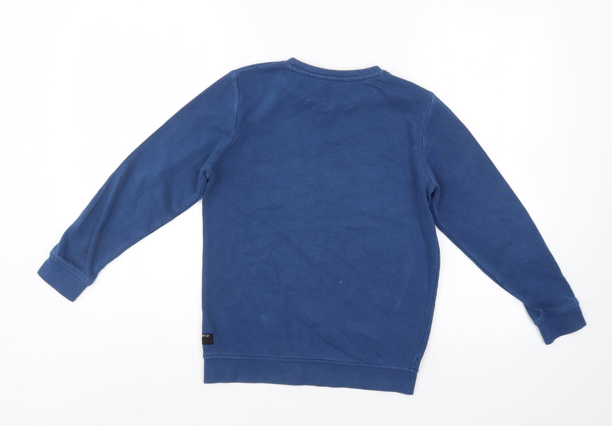 George Boys Blue   Pullover Sweatshirt Size 8-9 Years