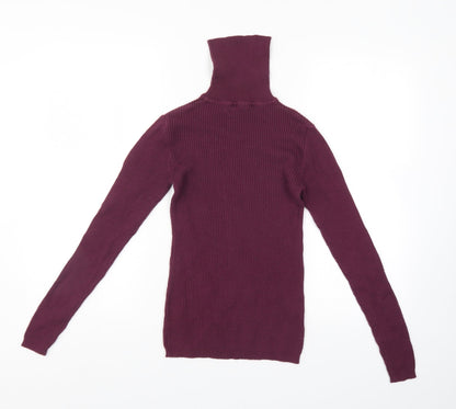 Womens UK Size 8 Select Purple Pullover Jumper