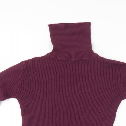 Womens UK Size 8 Select Purple Pullover Jumper