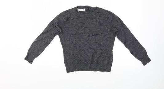 Womens UK Size S Zara Grey Pullover Jumper