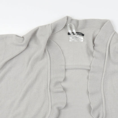 Womens UK Size One Size Bonmarché Grey Cardigan Jumper