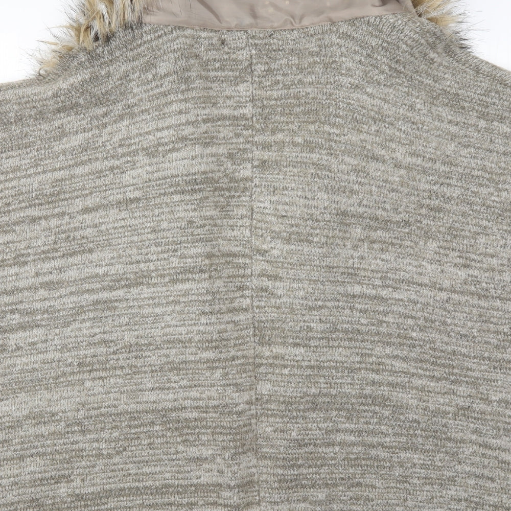 Primark Womens Brown  Knit Cardigan Jumper One Size