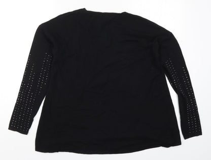 Womens UK Size 10 NEXT Black Pullover Jumper