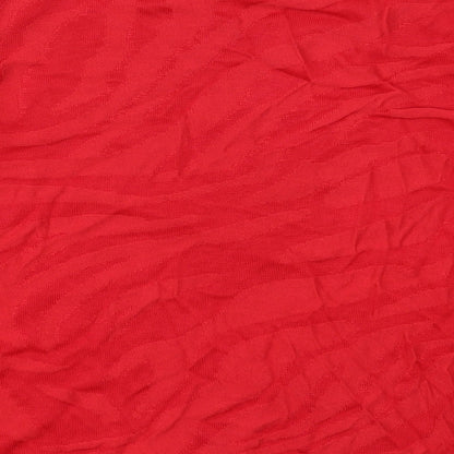 Womens UK Size 10 Per Una Red Pullover Jumper