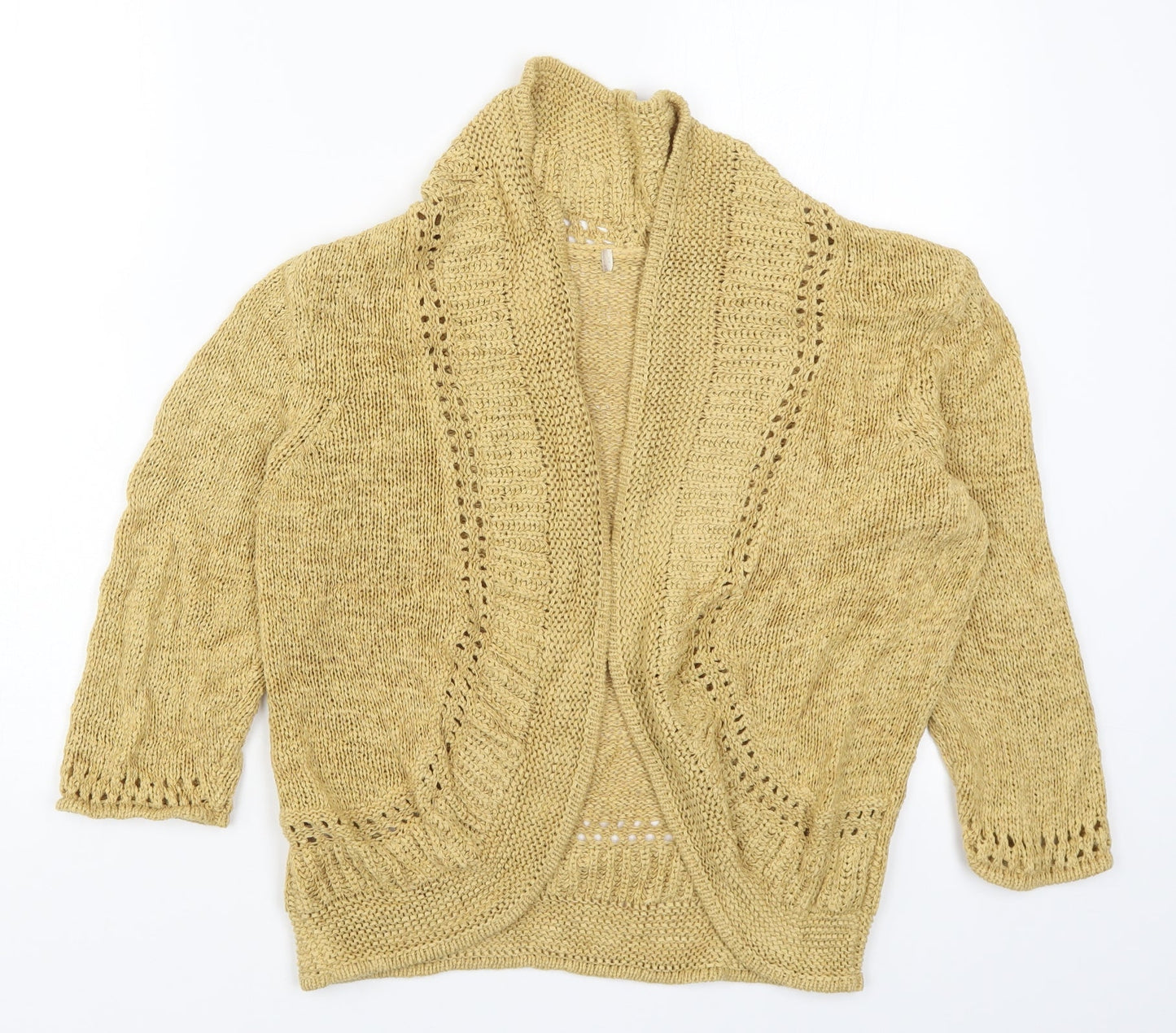 Womens UK Size 16 Matalan Beige Cardigan Jumper