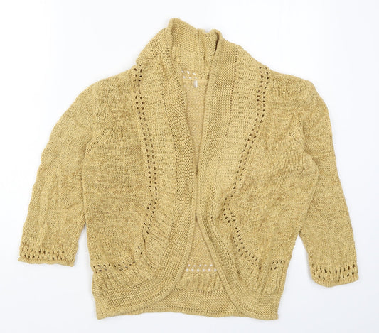 Womens UK Size 16 Matalan Beige Cardigan Jumper