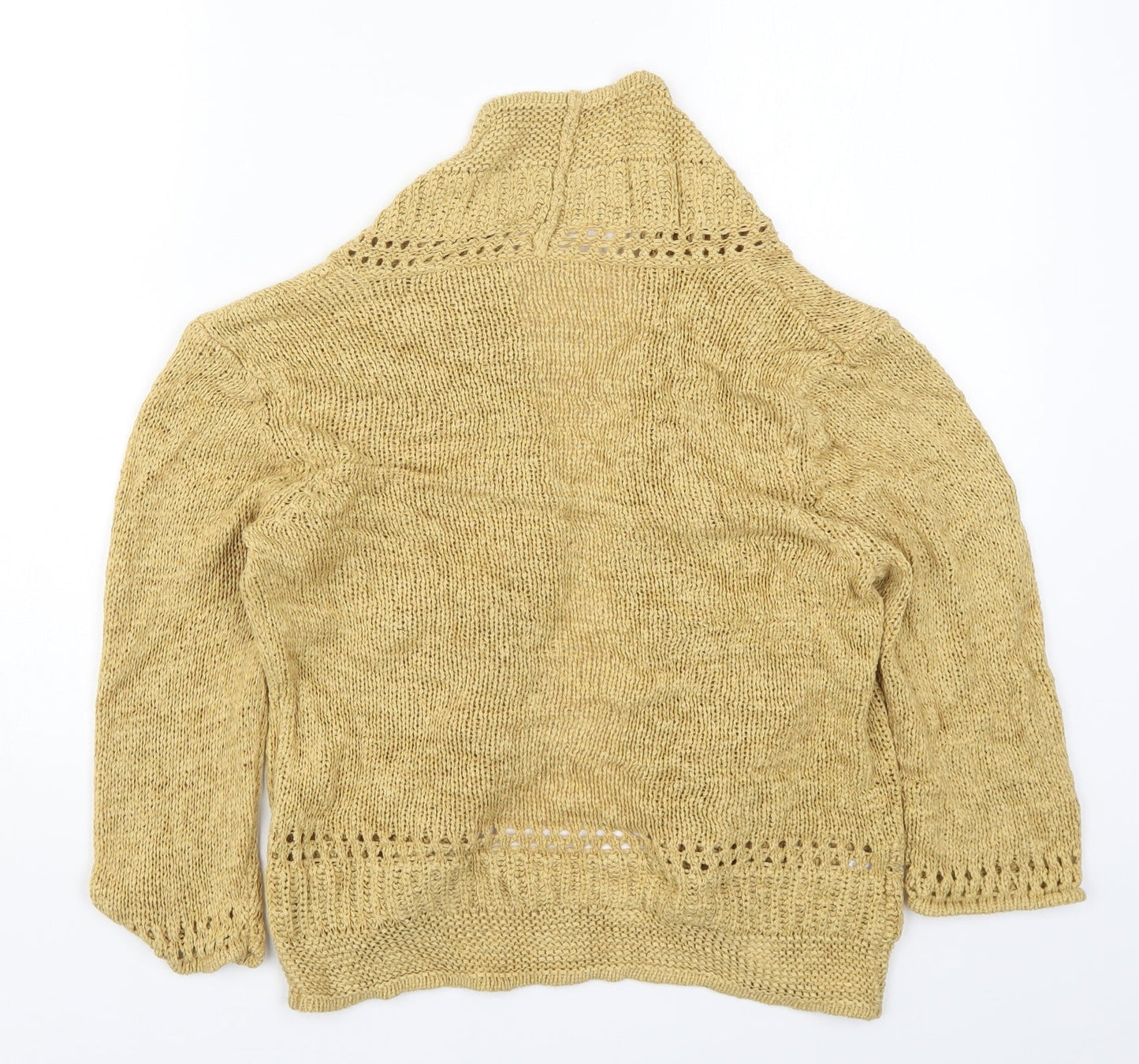 Womens UK Size 16 Matalan Beige Cardigan Jumper
