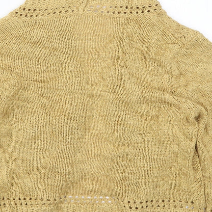 Womens UK Size 16 Matalan Beige Cardigan Jumper