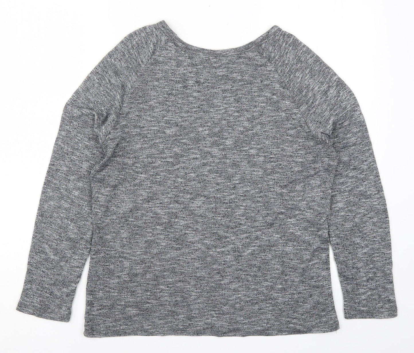 Womens UK Size 14 Atmosphere Grey Basic T-Shirt
