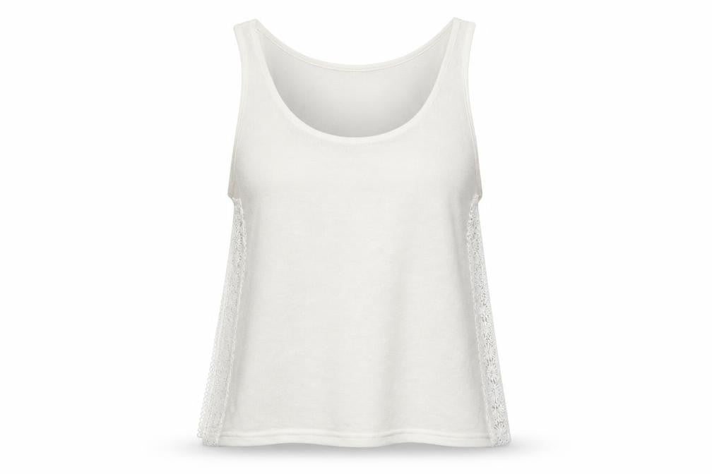 Womens UK Size M H&M White Basic Tank