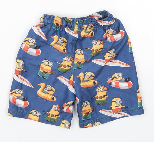 NEXT Boys Blue   Bermuda Shorts Size 2-3 Years - Minions
