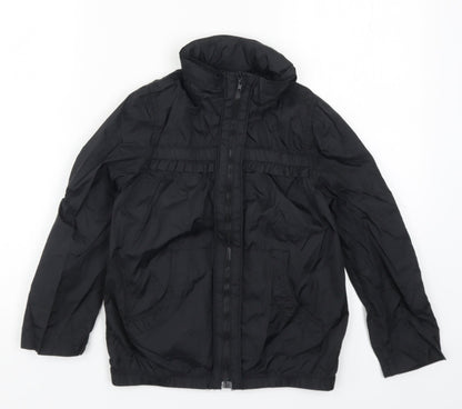 Miss Olypmus Girls Black   Basic Coat Coat Size 7-8 Years