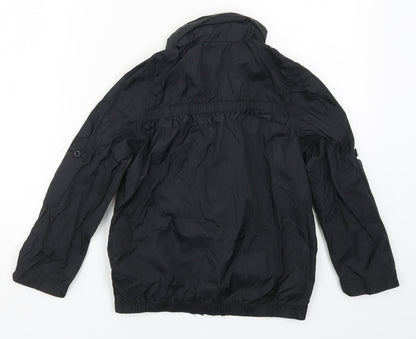 Miss Olypmus Girls Black   Basic Coat Coat Size 7-8 Years