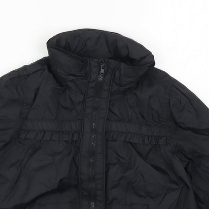 Miss Olypmus Girls Black   Basic Coat Coat Size 7-8 Years