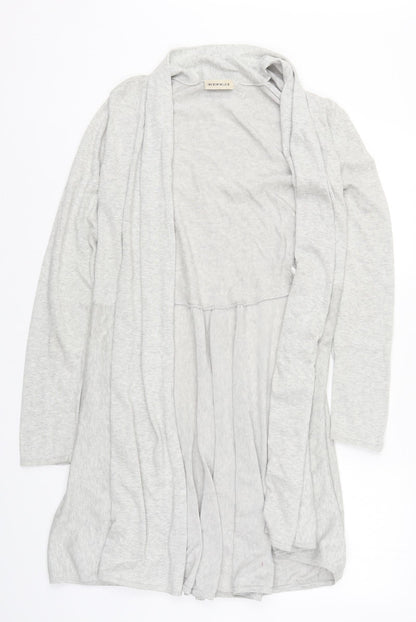 Womens UK Size 8 Repeat Grey Cardigan Jumper