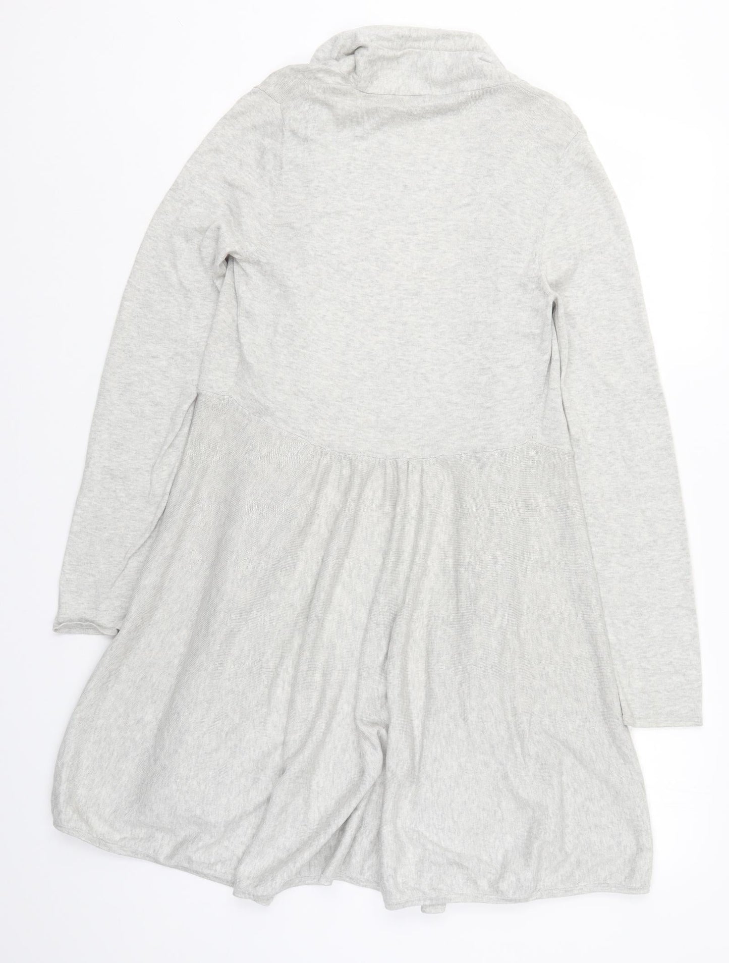 Womens UK Size 8 Repeat Grey Cardigan Jumper