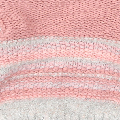 Nutmeg Girls Pink Striped Knit Pullover Jumper Size 3-6 Months