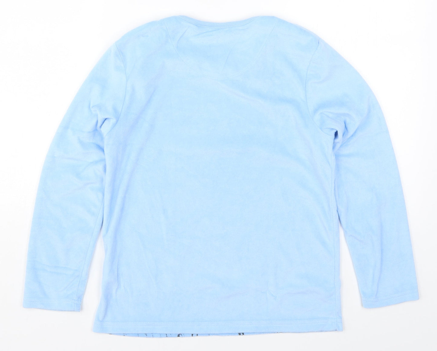 Primark Girls Blue Solid  Top Pyjama Top Size 9-10 Years  - Elsa Frozen