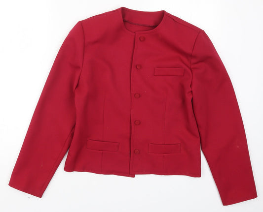 Classic Woman Womens Pink   Jacket  Size 10