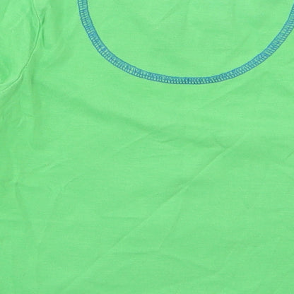 TU Boys Green Solid   Pyjama Top Size 2-3 Years  - RAAAA! Monster Mayhem in the Morning