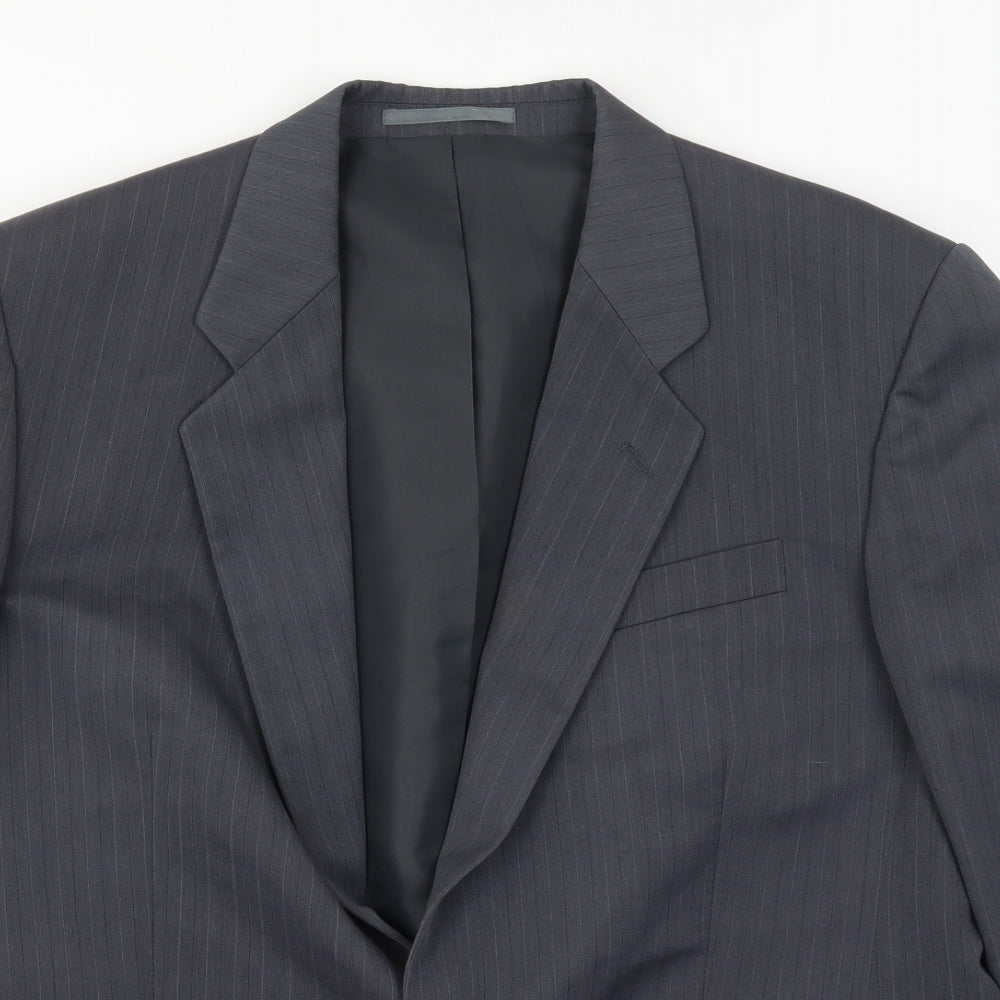 Mens UK Size 44 Greenwoods Regular Grey Suit Jacket