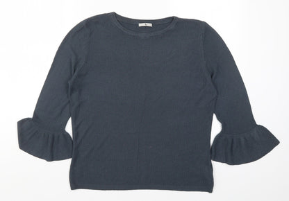 Womens UK Size 12 TU Blue Basic T-Shirt