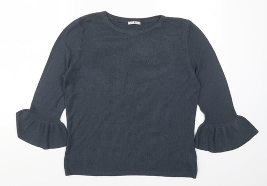 Womens UK Size 12 TU Blue Basic T-Shirt