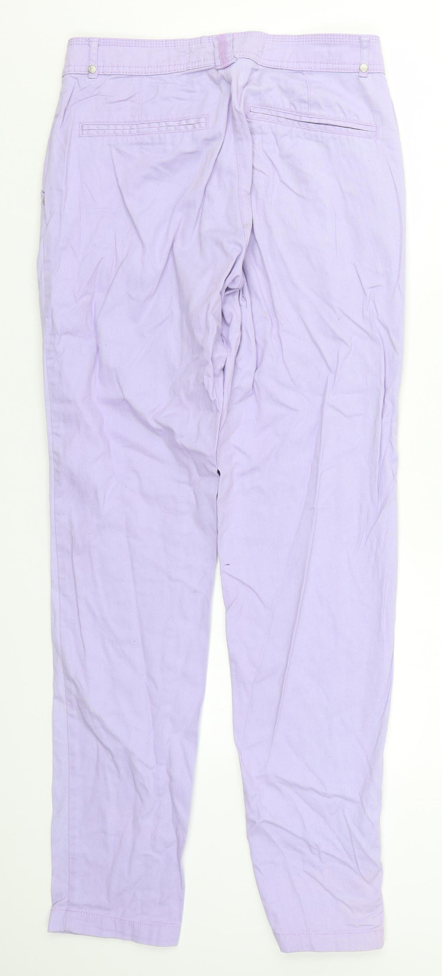 New Look Womens Purple   Trousers  Size 8 L30 in