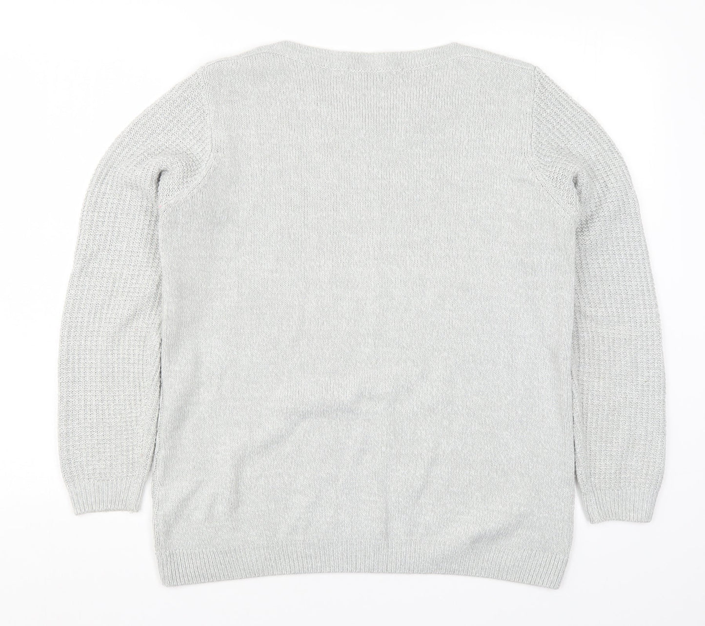 Womens UK Size 14 Isle Grey Pullover Jumper