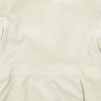 Klass Womens Beige  Corduroy Jacket  Size 12