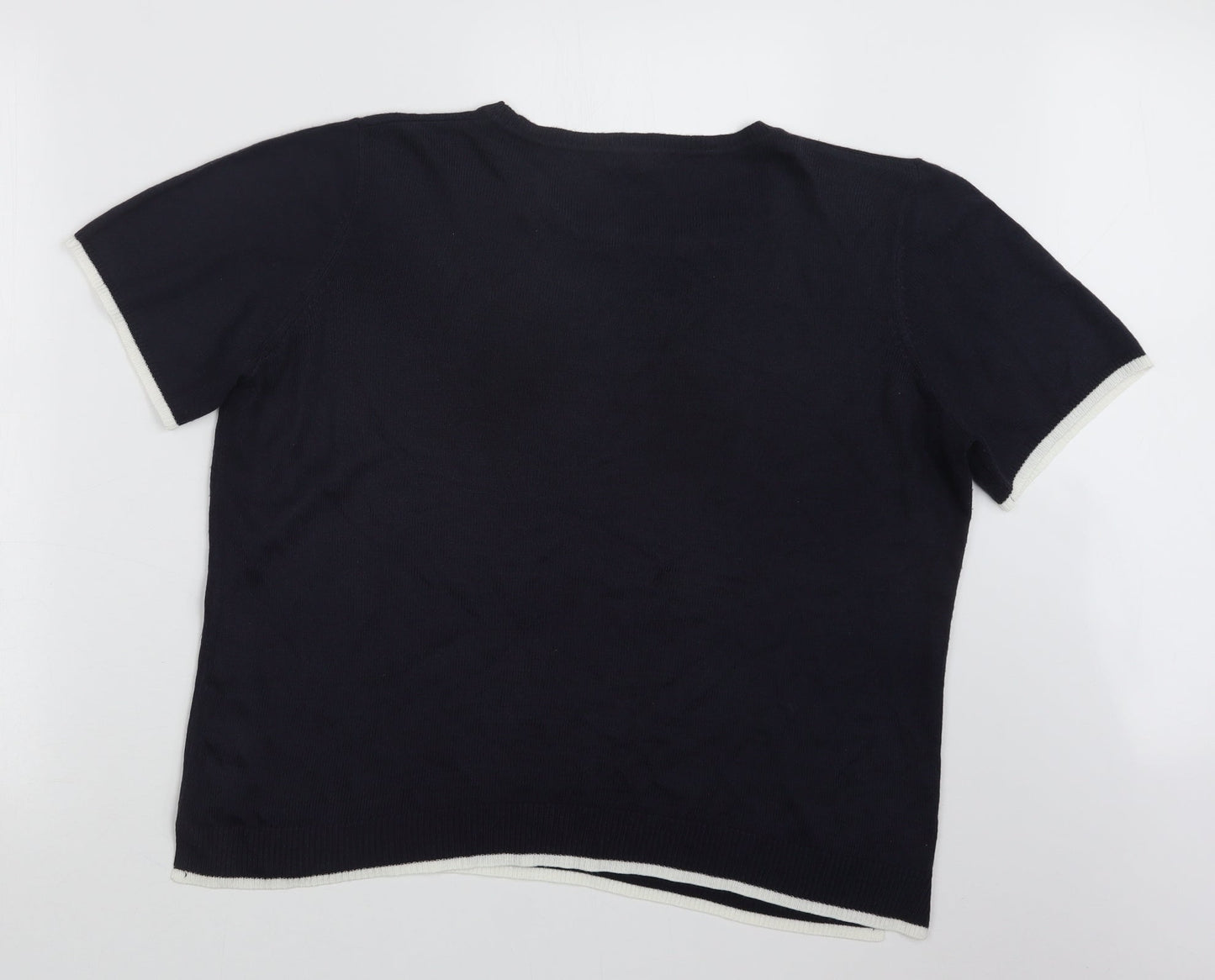 Womens UK Size 14 Bonmarché Blue Pullover Jumper