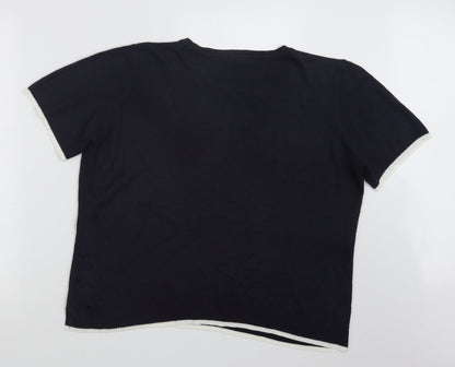 Womens UK Size 14 Bonmarché Blue Pullover Jumper