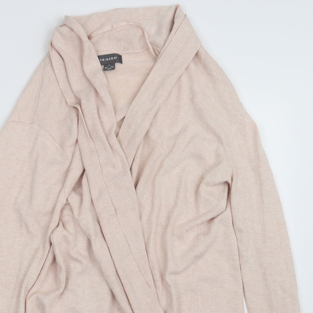 Primark Womens Pink  Knit Cape Jumper Size 10