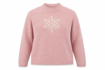 Womens UK Size 14 Damart Pink Pullover Jumper