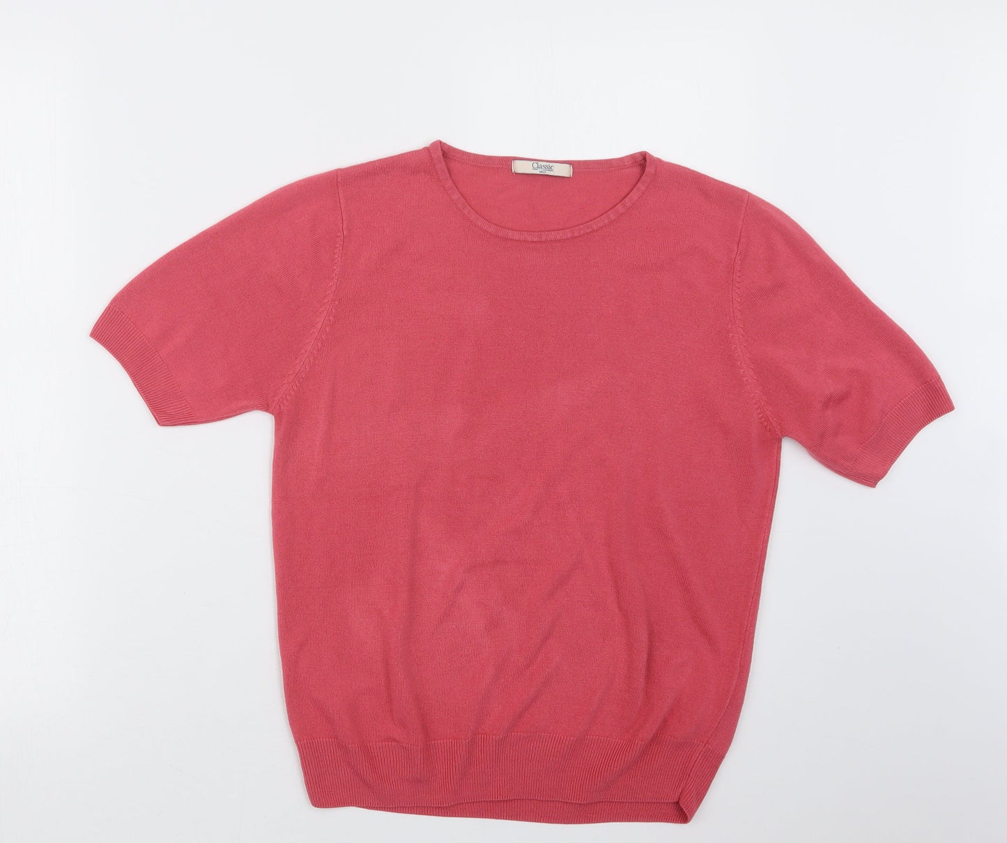 Womens UK Size 16 Marks and Spencer Pink Pullover Jumper