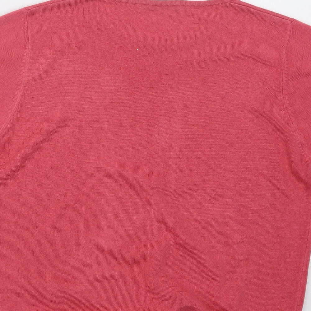 Womens UK Size 16 Marks and Spencer Pink Pullover Jumper