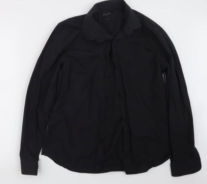 River Island Mens Black    Button-Up Size 16.5