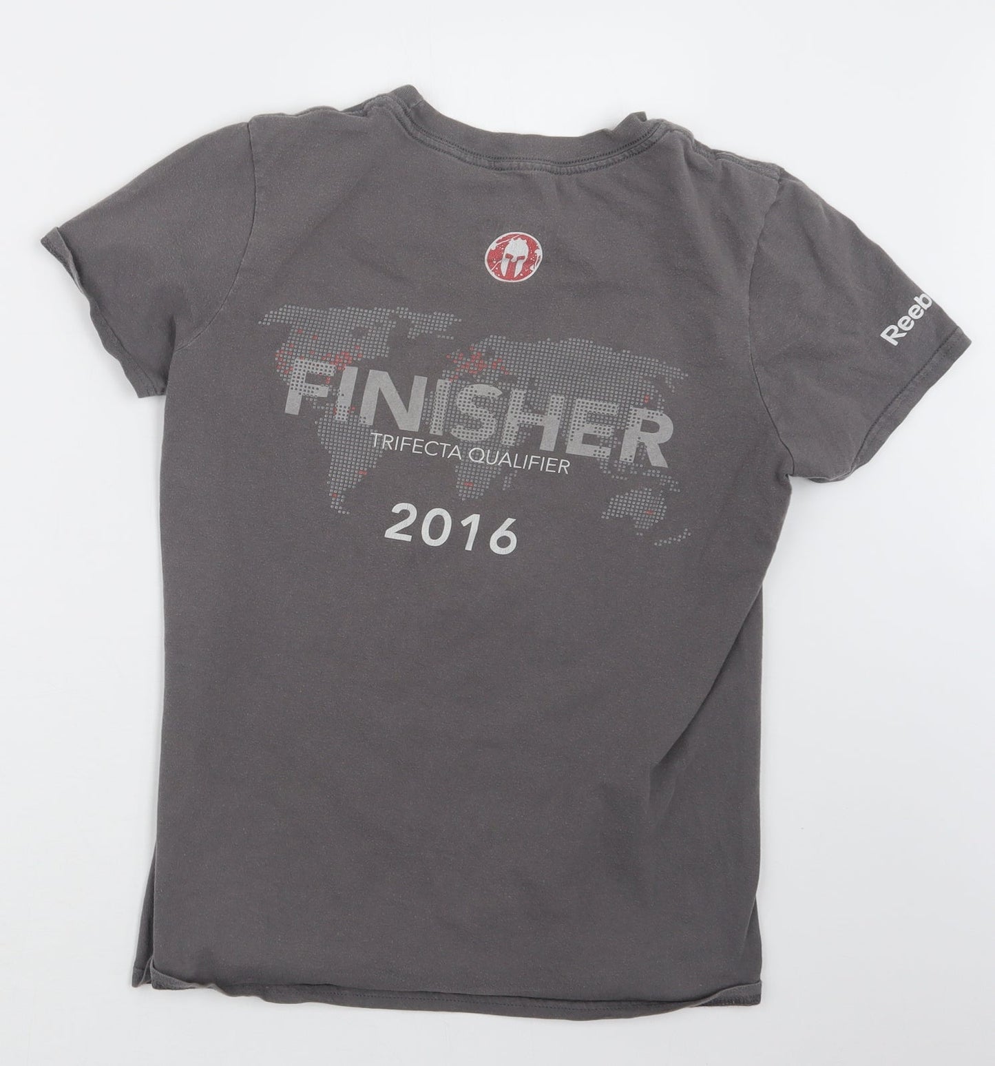 Spartan Mens Grey    T-Shirt Size S