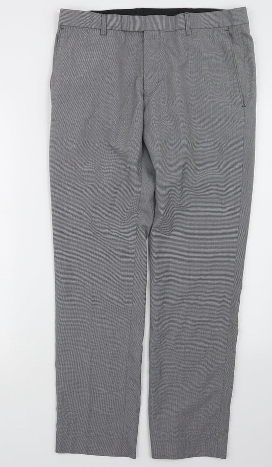 Preworn Mens Grey   Trousers  Size 33 in L29 in