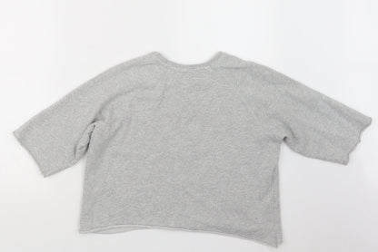 Bershka Womens Grey   Pullover Jumper Size S