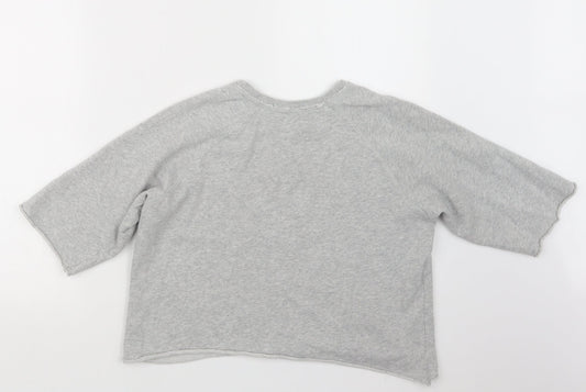 Bershka Womens Grey   Pullover Jumper Size S