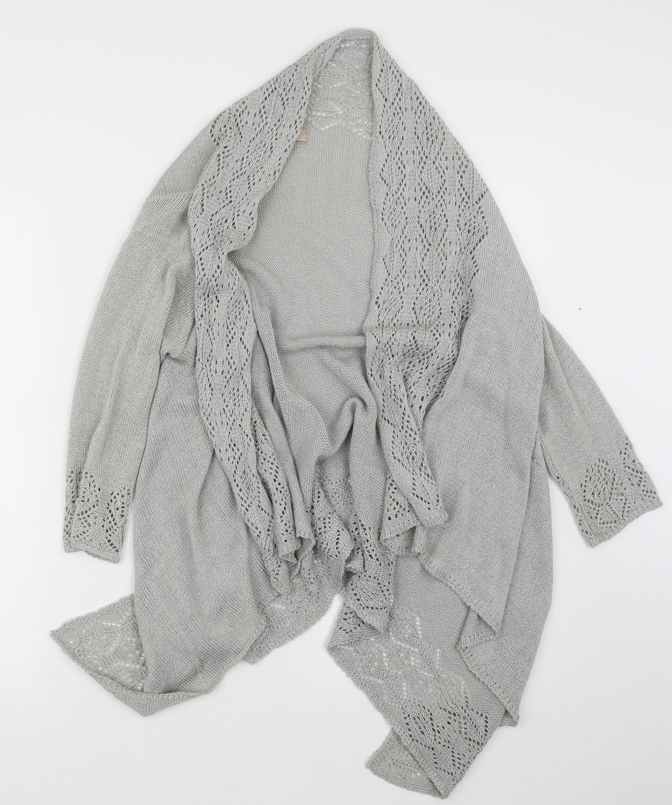 Womens UK Size S Soon Grey Cardigan Jumper