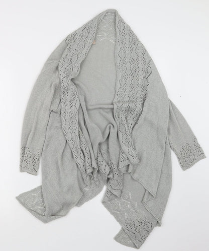 Womens UK Size S Soon Grey Cardigan Jumper