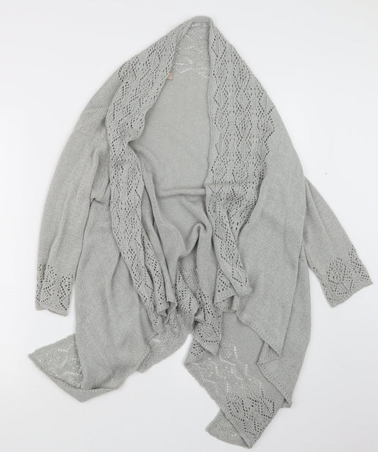 Womens UK Size S Soon Grey Cardigan Jumper